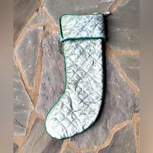 New🌟VELVET KANTHA HEIRLOOM Stocking-Green